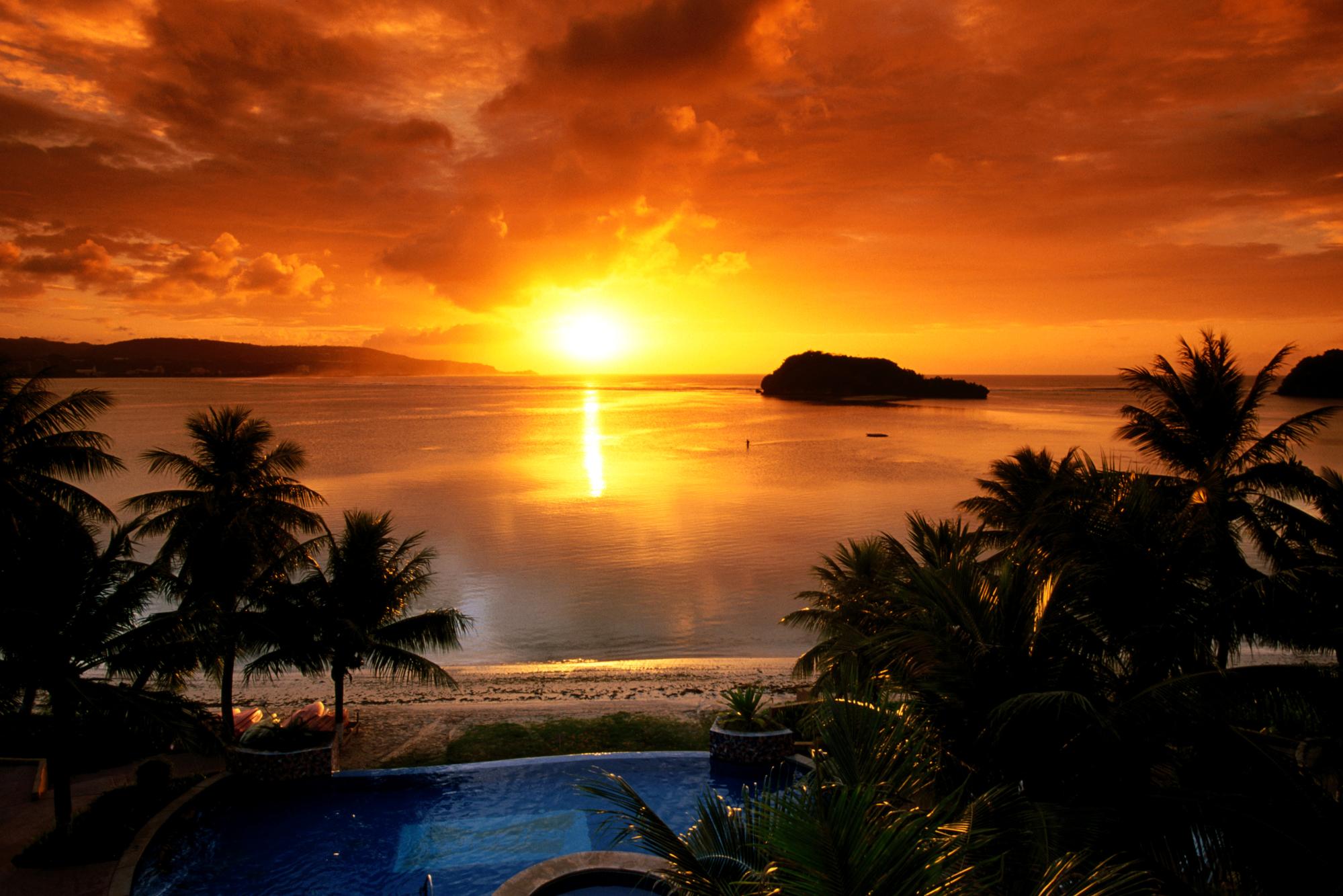 Agana Bay at Sunset, Tamuning, Guam