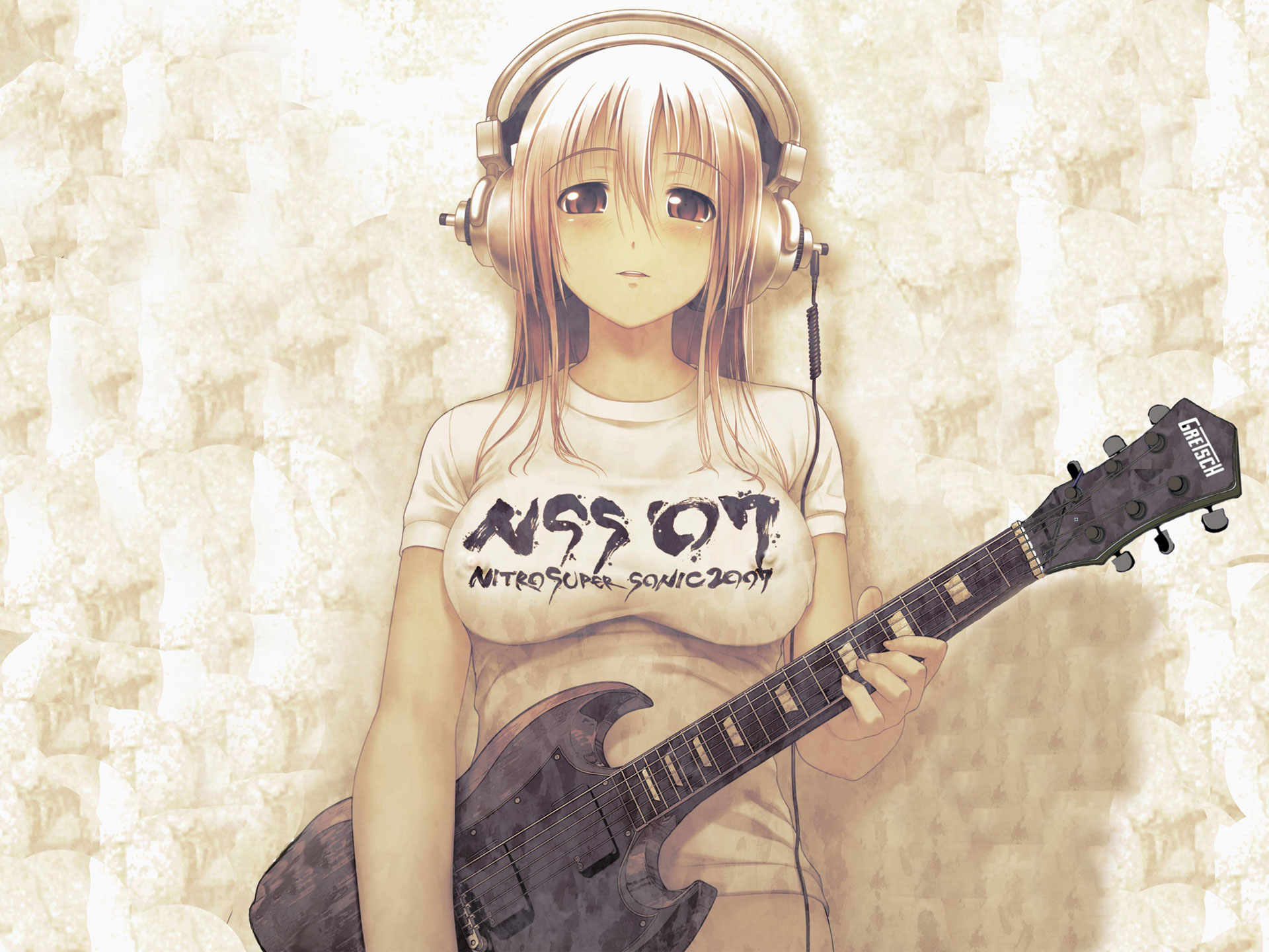 Anime Guitar Girl