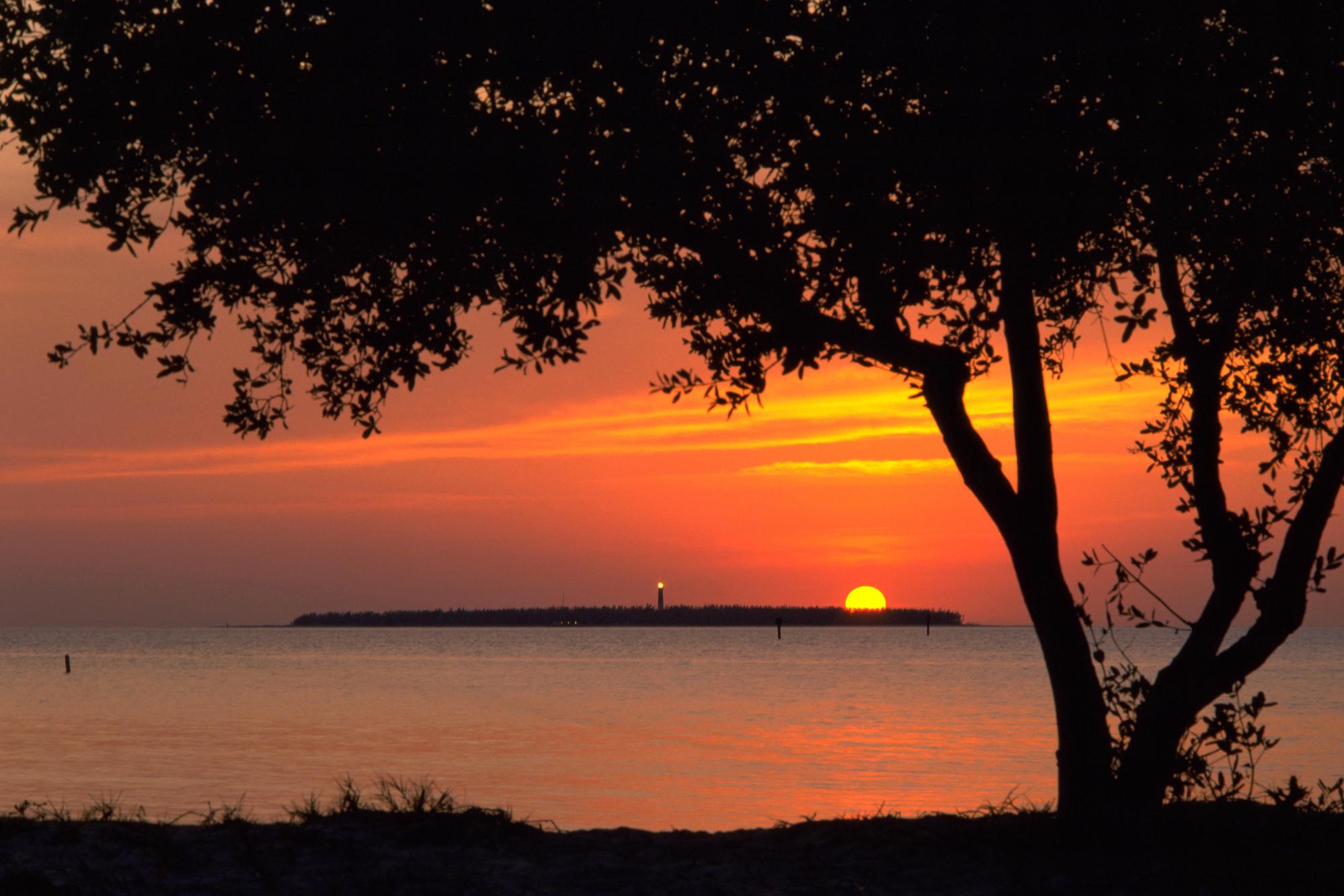 Sunset View from Fort Jefferson, Dry Tortugas National Park, Florida