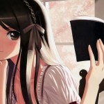 Anime Girl Studying wallpaper