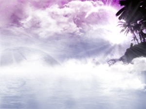 Nature HD clouds and tree